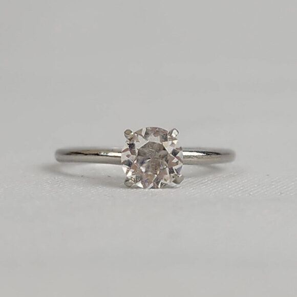 Vintage Faux Diamond Ring Size 9.5 - Picture 2 of 8